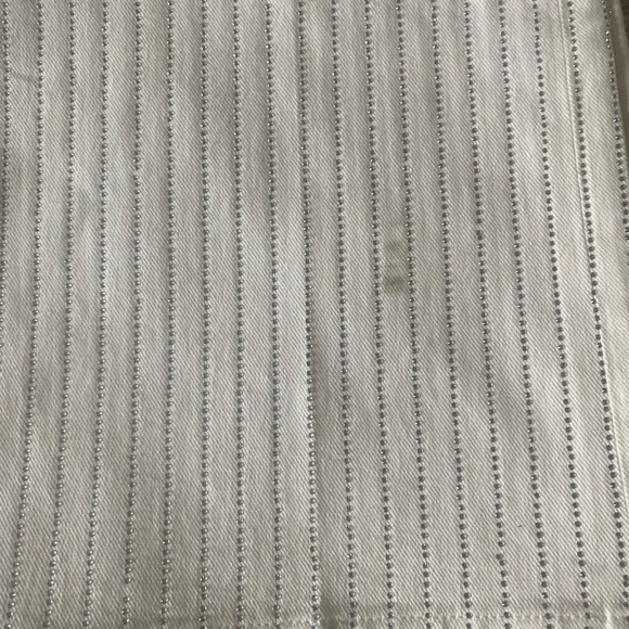 Good American White Rhinestone Good Ease Mid-Rise Relaxed Pants (Size 10/30)
NWT - Picture 8 of 10